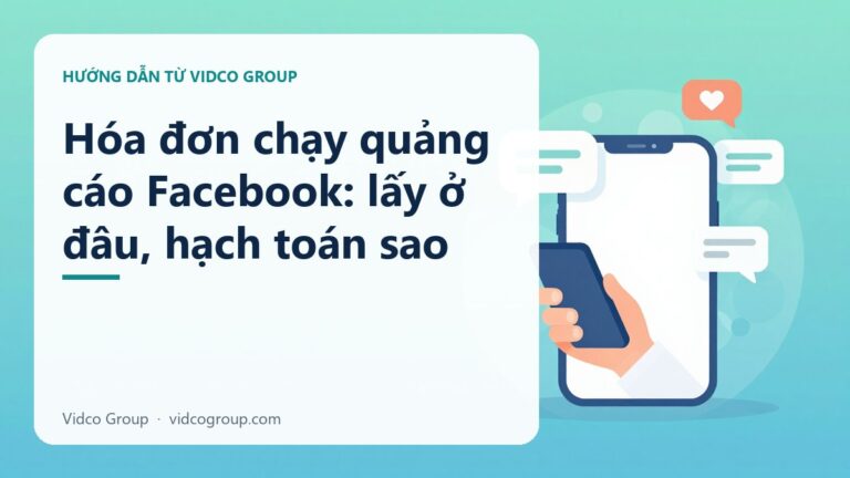 Hóa đơn chạy quảng cáo Facebook: receipt, thuế và chứng từ cần lưu