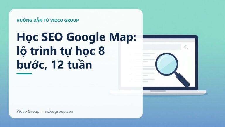 Học SEO Google Map: lộ trình tự học 8 bước, 12 tuần
