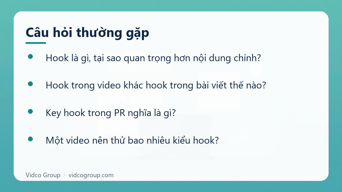 Một số câu hỏi thường gặp về Hook là gì
