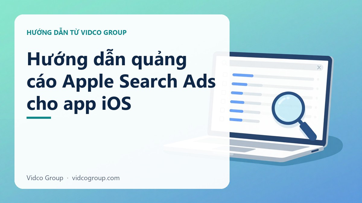 Hướng dẫn quảng cáo Apple Search Ads cho app iOS