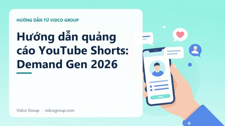 Hướng dẫn quảng cáo YouTube Shorts: Demand Gen 2026
