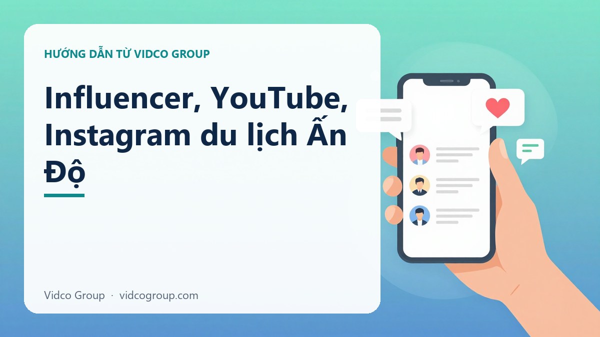 Hình minh họa: Influencer, YouTube, Instagram du lịch Ấn Độ