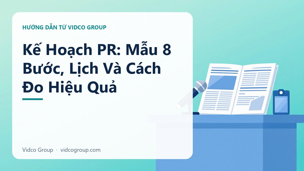 Kế Hoạch PR: Mẫu 8 Bước Và Cách Đo Hiệu Quả Thật