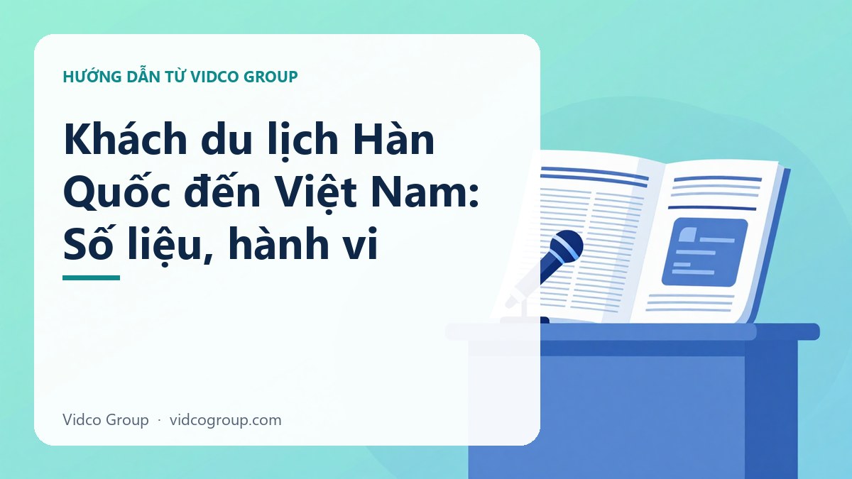 Hình minh họa: Khách du lịch Hàn Quốc đến Việt Nam: Số liệu, hành vi