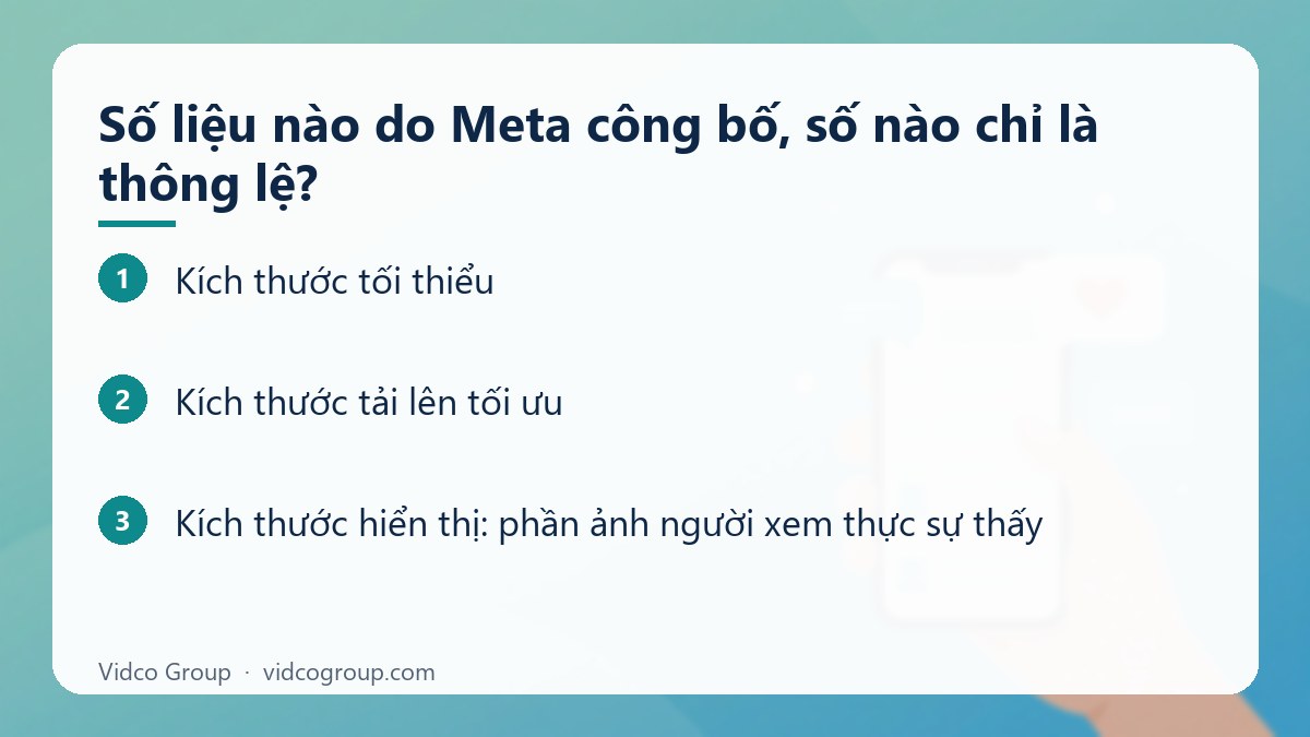 Các bước: Số liệu nào do Meta công bố, số nào chỉ là thông lệ?