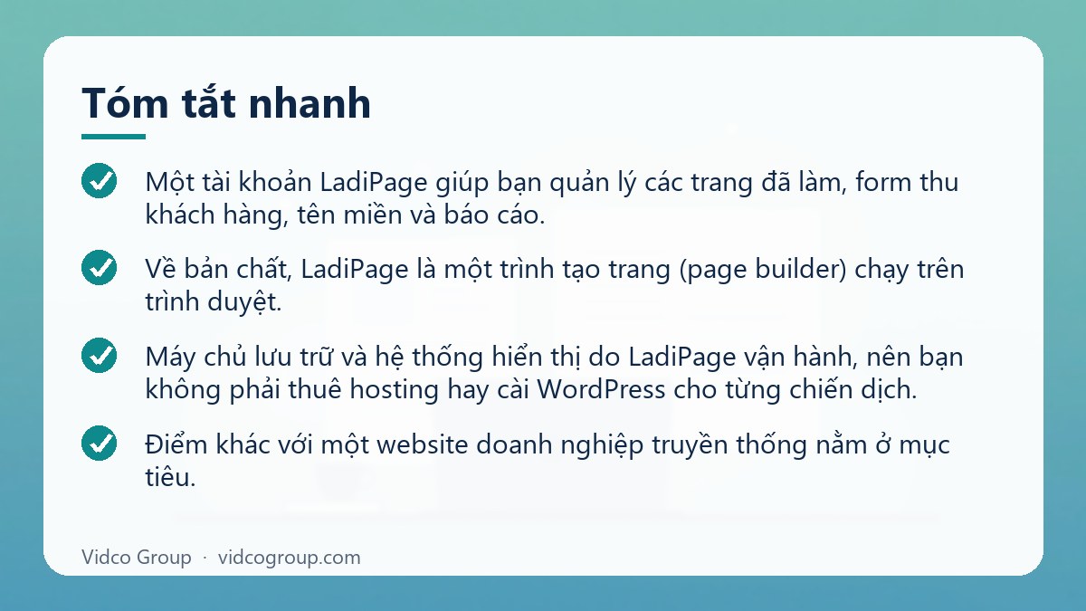 Tóm tắt nhanh: LadiPage là gì