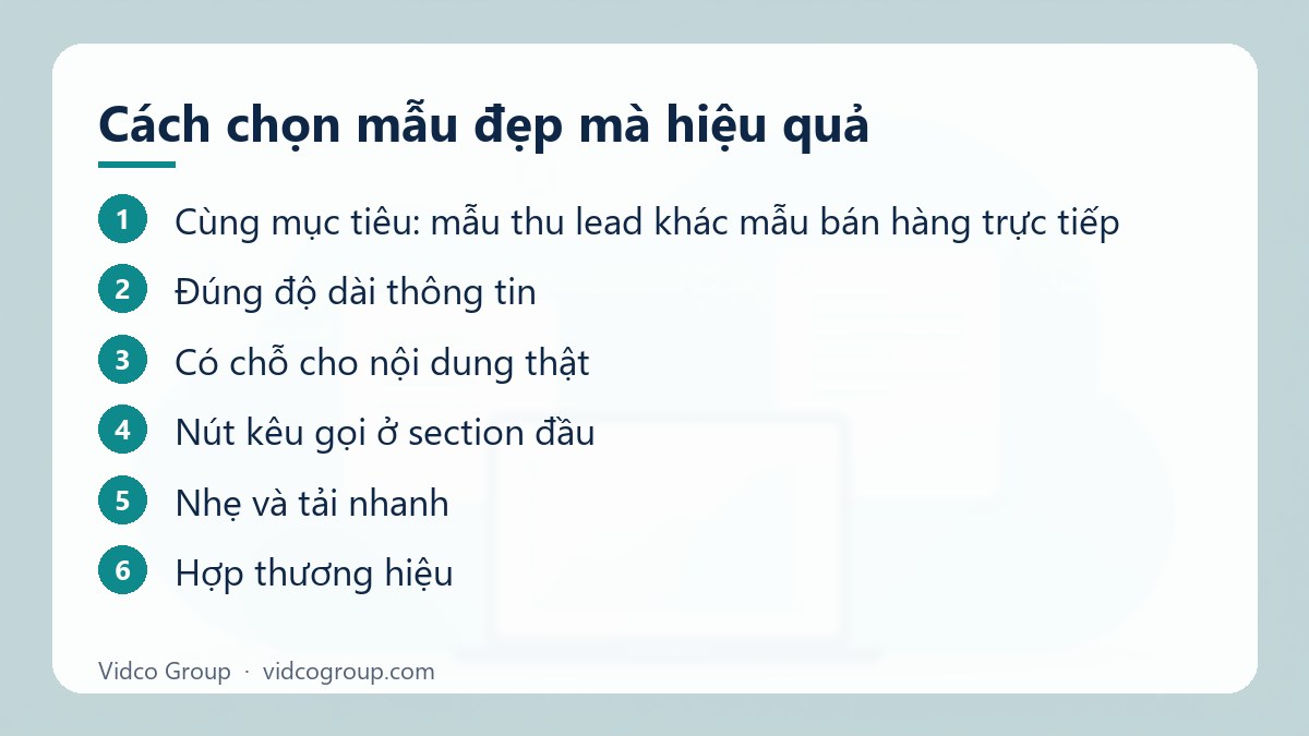 Các bước: Cách chọn mẫu đẹp mà hiệu quả