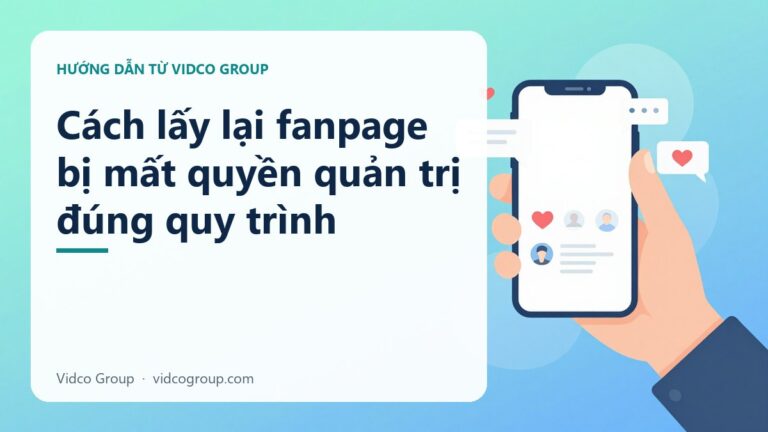 Cách Lấy Lại Fanpage Bị Mất Quyền Quản Trị (Đúng Quy Trình Meta)