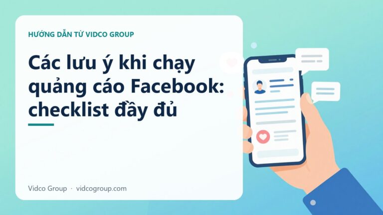 Các lưu ý khi chạy quảng cáo Facebook: checklist đầy đủ