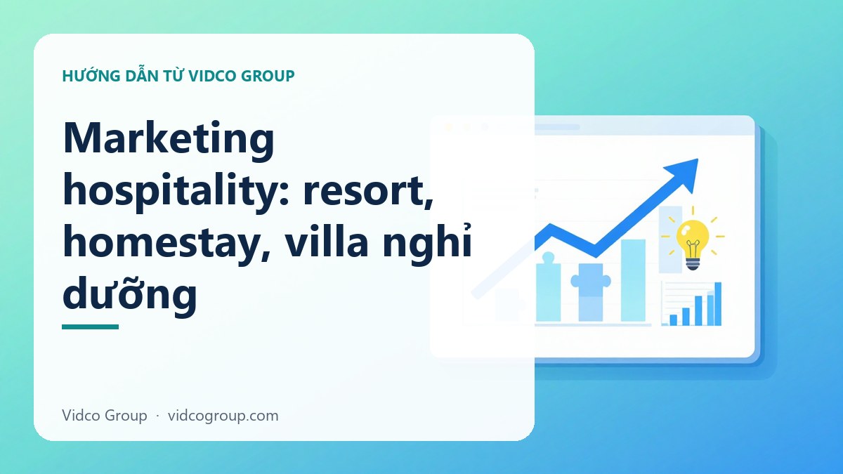 Hình minh họa: Marketing hospitality: resort, homestay, villa nghỉ dưỡng