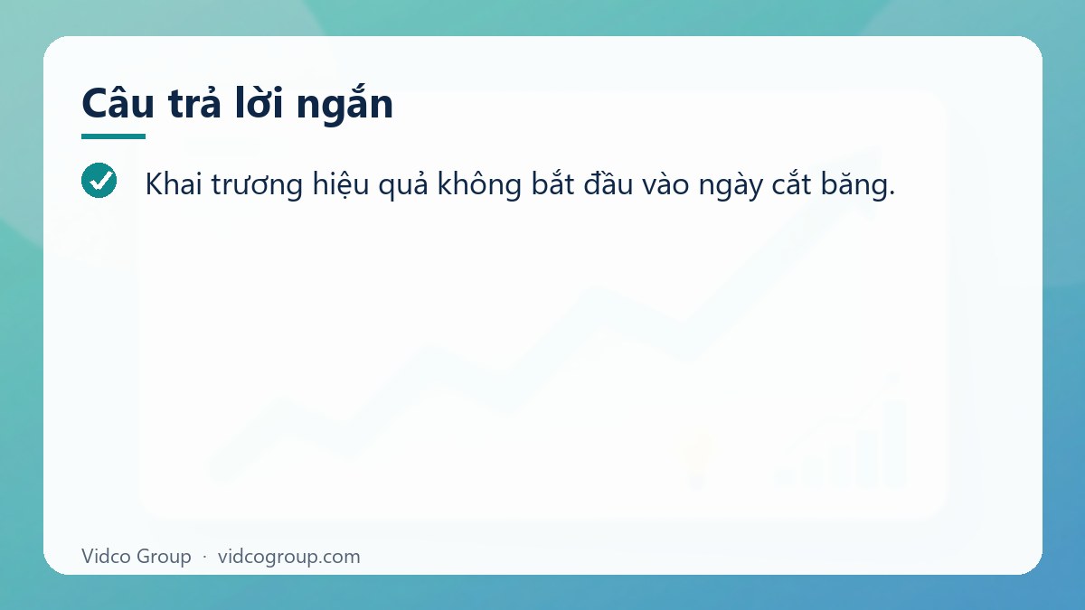 Câu trả lời ngắn: Marketing khai trương nhà hàng, quán ăn