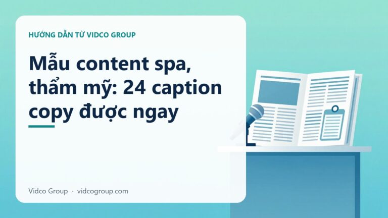 Mẫu content spa, thẩm mỹ: 24 caption copy được ngay