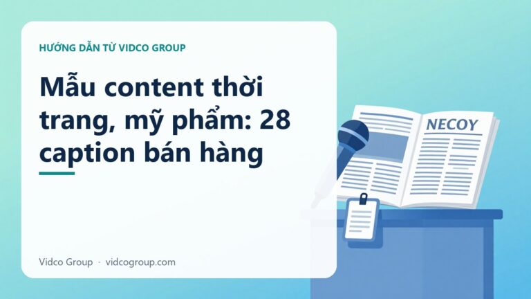 Mẫu content thời trang, mỹ phẩm: 28 caption bán hàng