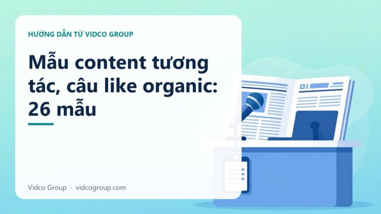 Mẫu content tương tác, câu like organic: 26 mẫu