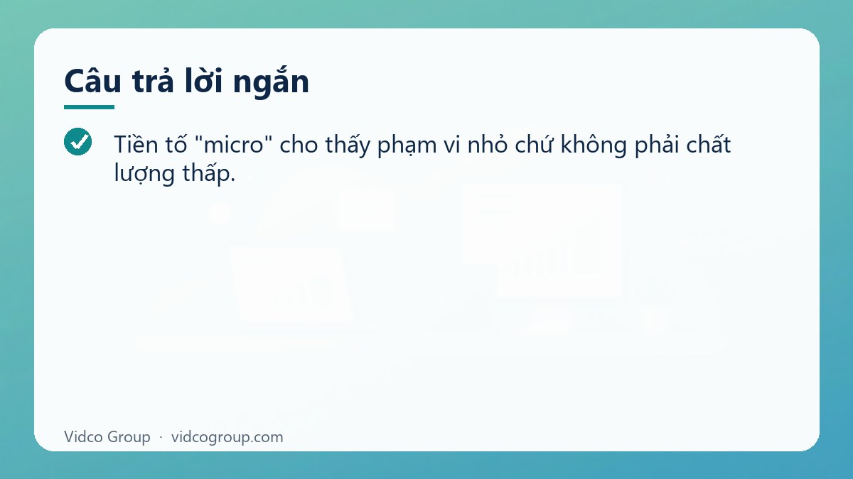 Câu trả lời ngắn: Microsite là gì
