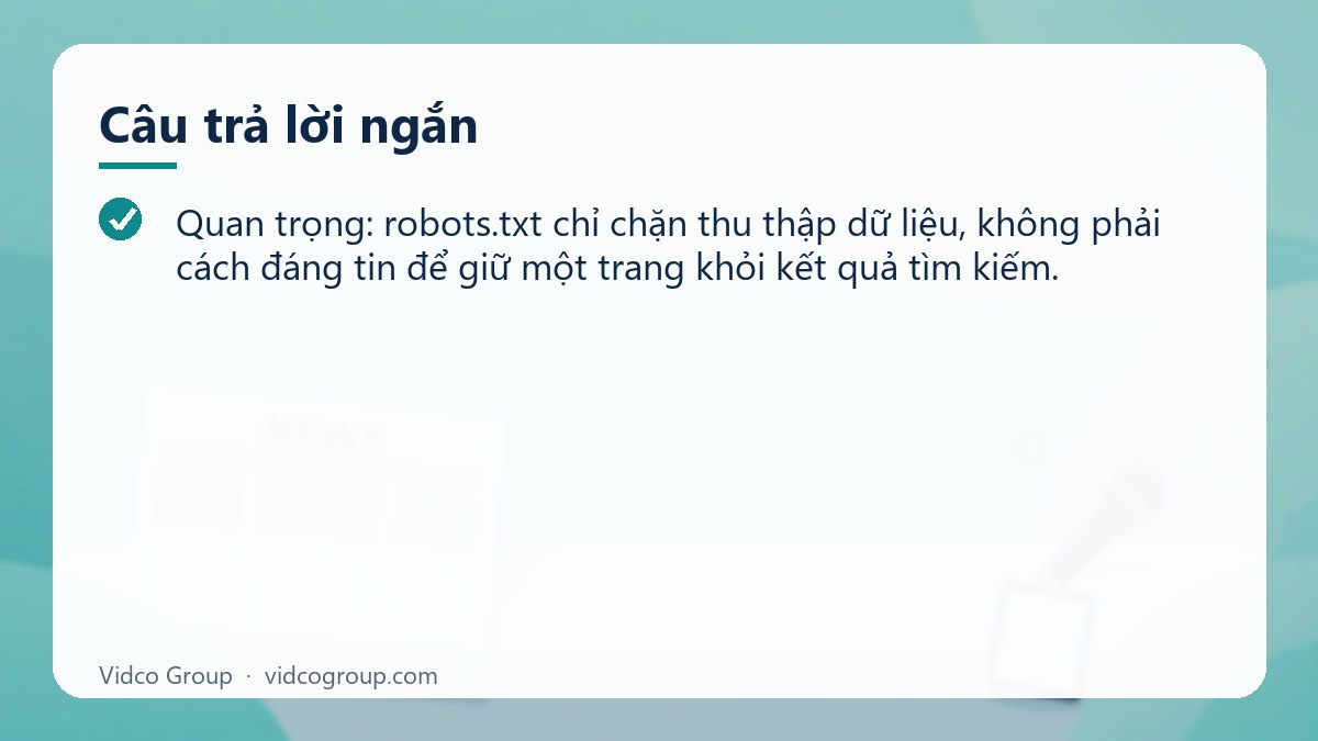 Câu trả lời ngắn: Mở index hoặc chặn Google index website WordPress