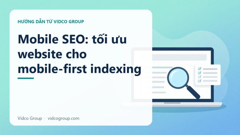 Mobile SEO: Hướng dẫn tối ưu website cho mobile-first indexing