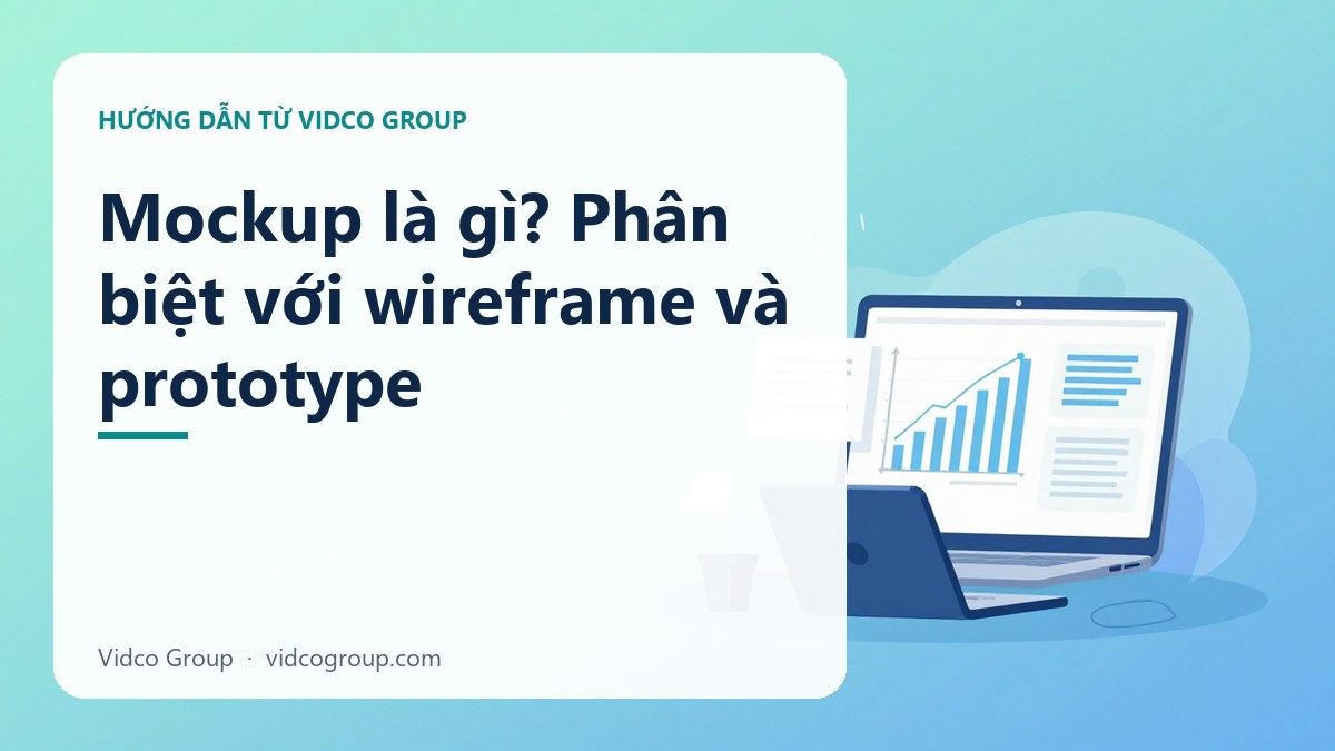 Hình minh họa: Mockup là gì? Phân biệt với wireframe và prototype