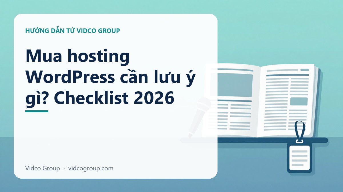 Hình minh họa: Mua hosting WordPress cần lưu ý gì? Checklist 2026