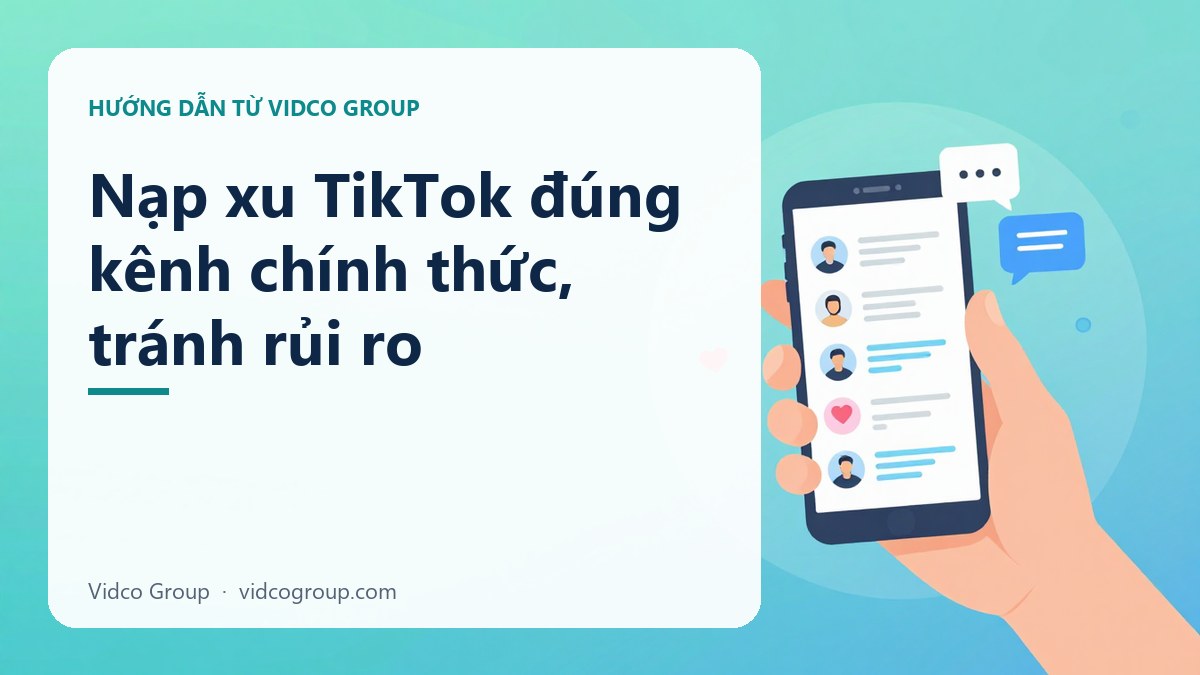 Nạp Xu TikTok: Cách Nạp Đúng Kênh Và Rủi Ro Cần Tránh