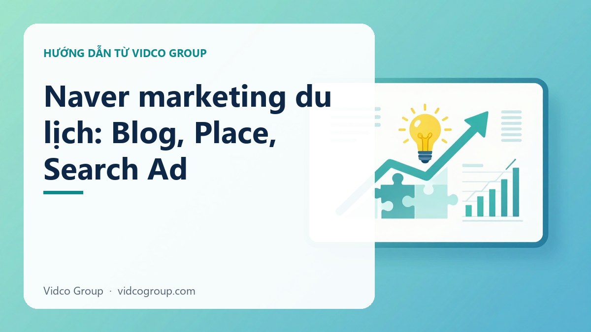 Hình minh họa: Naver marketing du lịch: Blog, Place, Search Ad