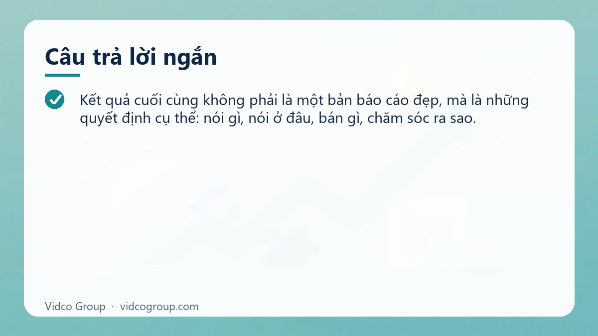 Câu trả lời ngắn: Nghiên cứu hành vi khách hàng trong marketing