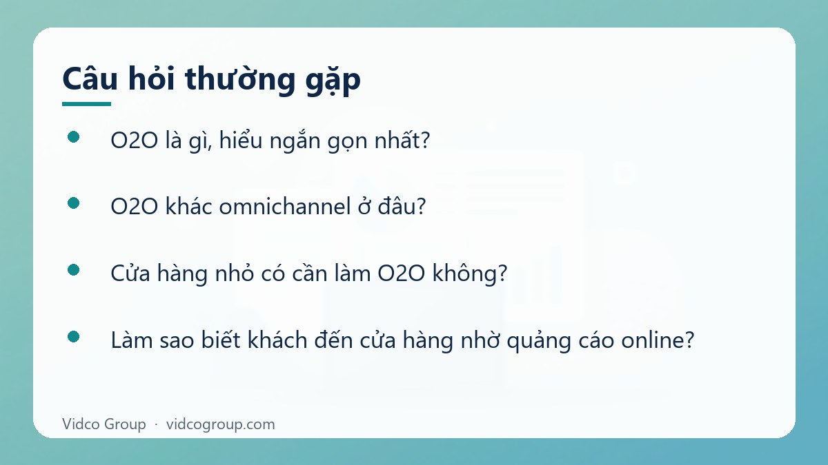 Một số câu hỏi thường gặp về O2O là gì