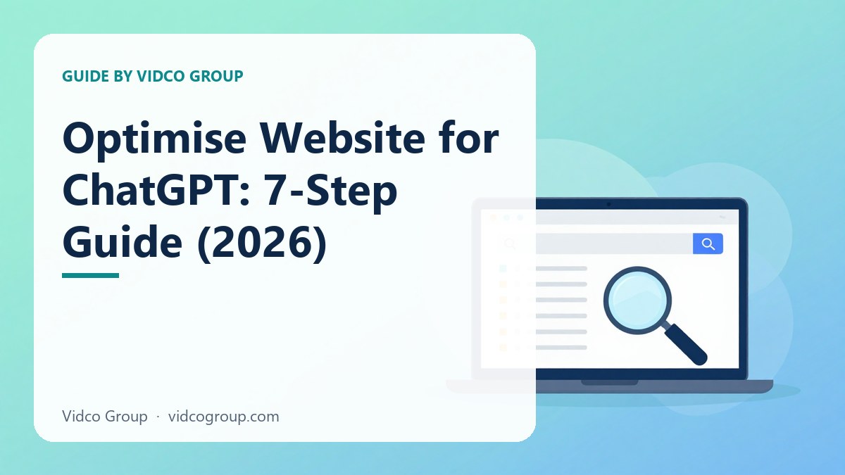 Illustration: Optimise Website for ChatGPT: 7-Step Guide (2026)