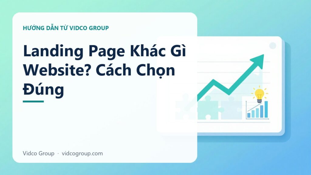 Landing Page Khác Gì Website? Cách Chọn Đúng