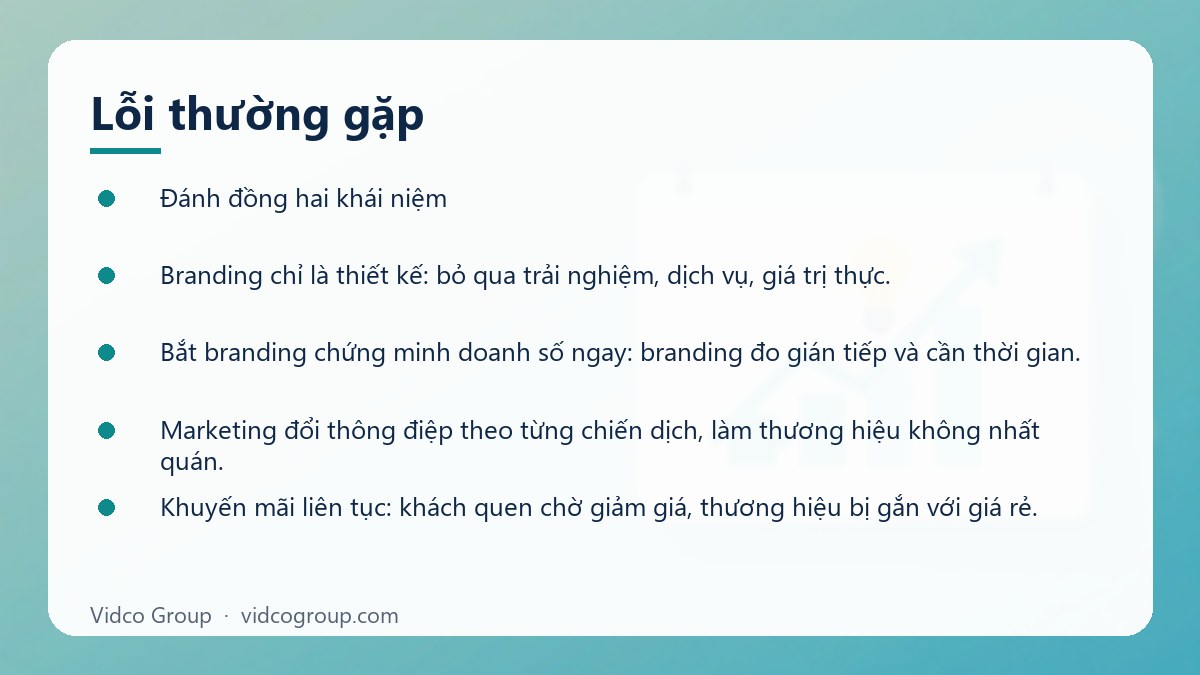 Danh sách: Lỗi thường gặp