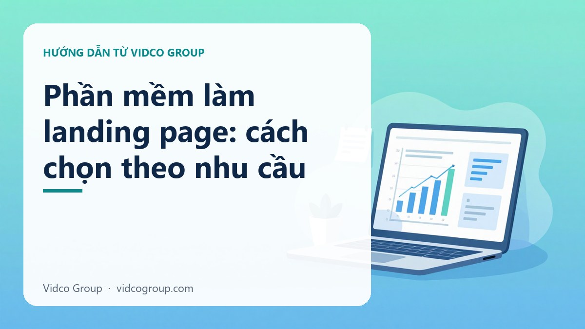 Hình minh họa: Phần mềm làm landing page: cách chọn theo nhu cầu