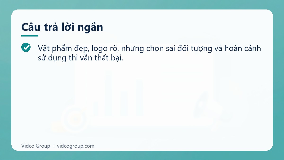 Câu trả lời ngắn: Quà Tặng Quảng Cáo