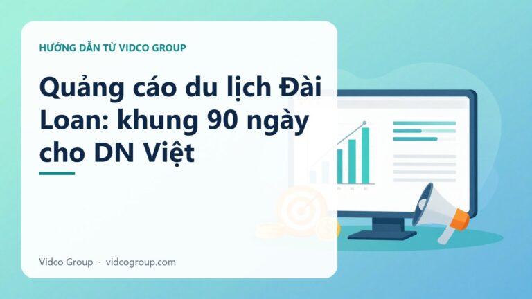 Quảng cáo du lịch Đài Loan: khung 90 ngày cho DN Việt