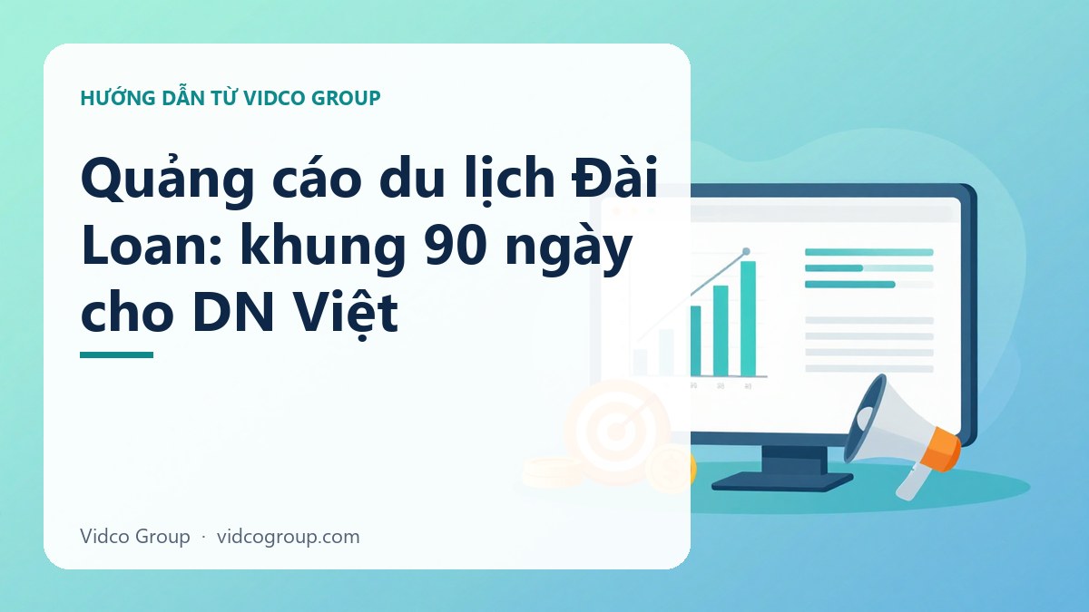 Quảng cáo du lịch Đài Loan: khung 90 ngày cho DN Việt