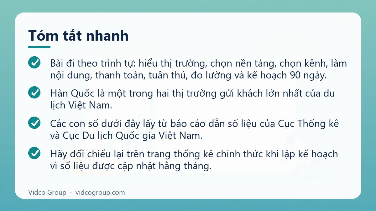 Tóm tắt nhanh: Quảng cáo du lịch Hàn Quốc