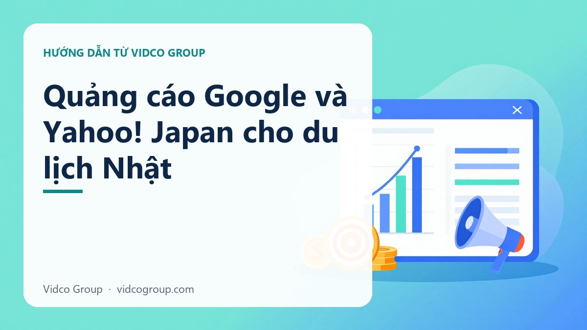 Hình minh họa: Quảng cáo Google và Yahoo! Japan cho du lịch Nhật