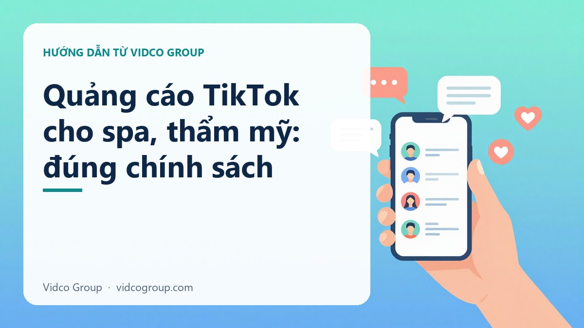 Quảng cáo TikTok cho spa, thẩm mỹ: đúng chính sách