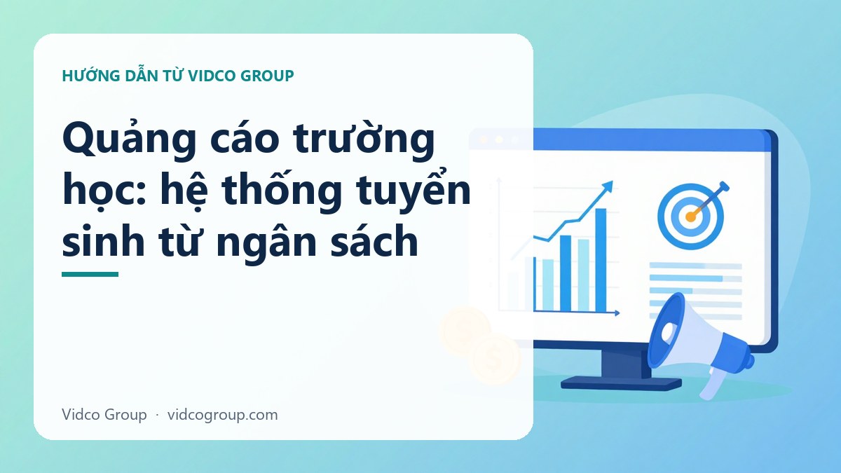 Quảng cáo trường học: hệ thống tuyển sinh từ ngân sách