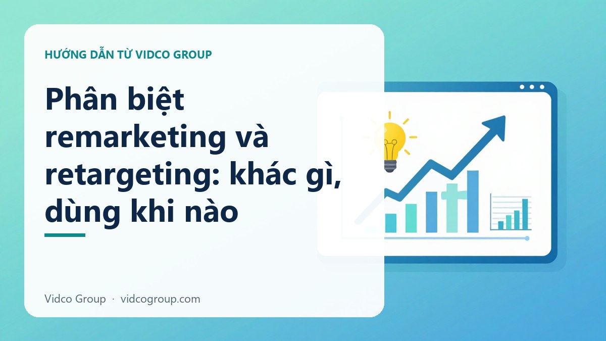 Phân biệt remarketing và retargeting: khác gì, dùng khi nào