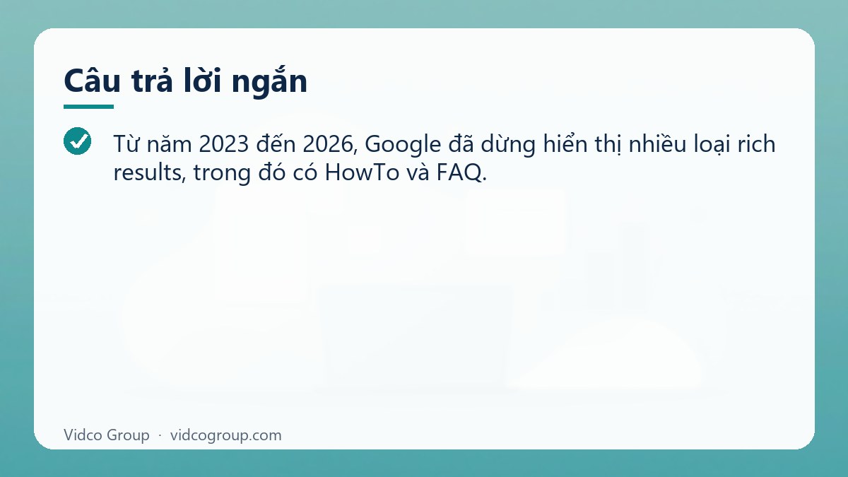 Câu trả lời ngắn: Rich results là gì