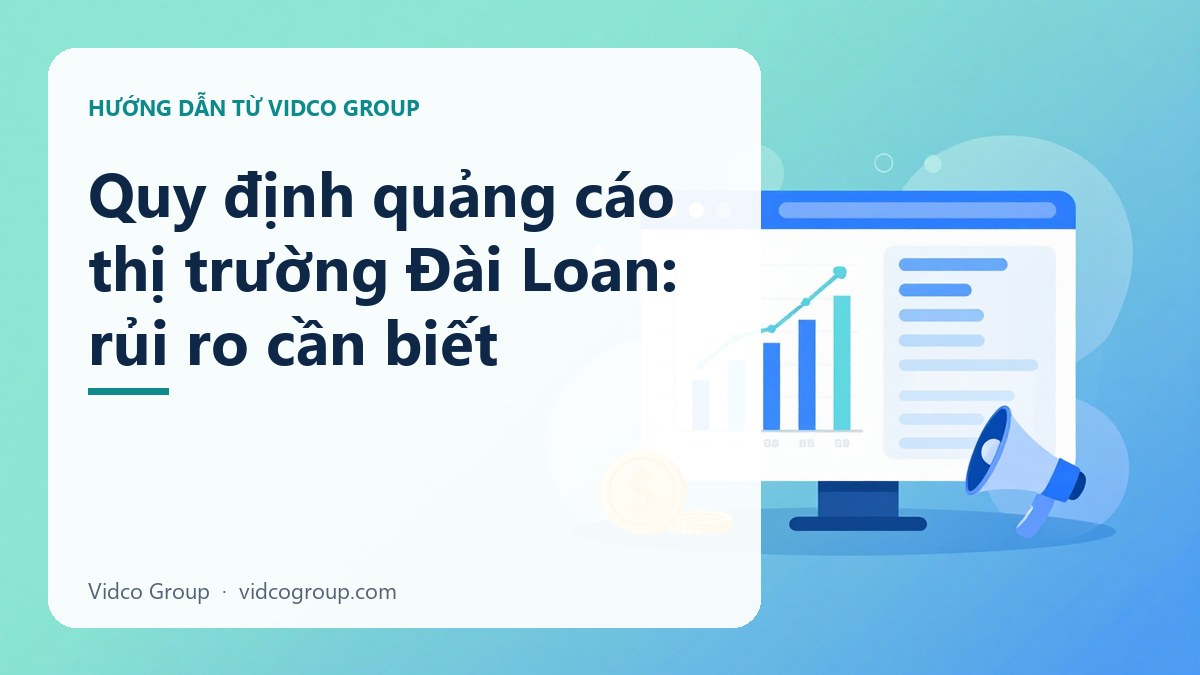 Hình minh họa: Quy định quảng cáo thị trường Đài Loan: rủi ro cần biết
