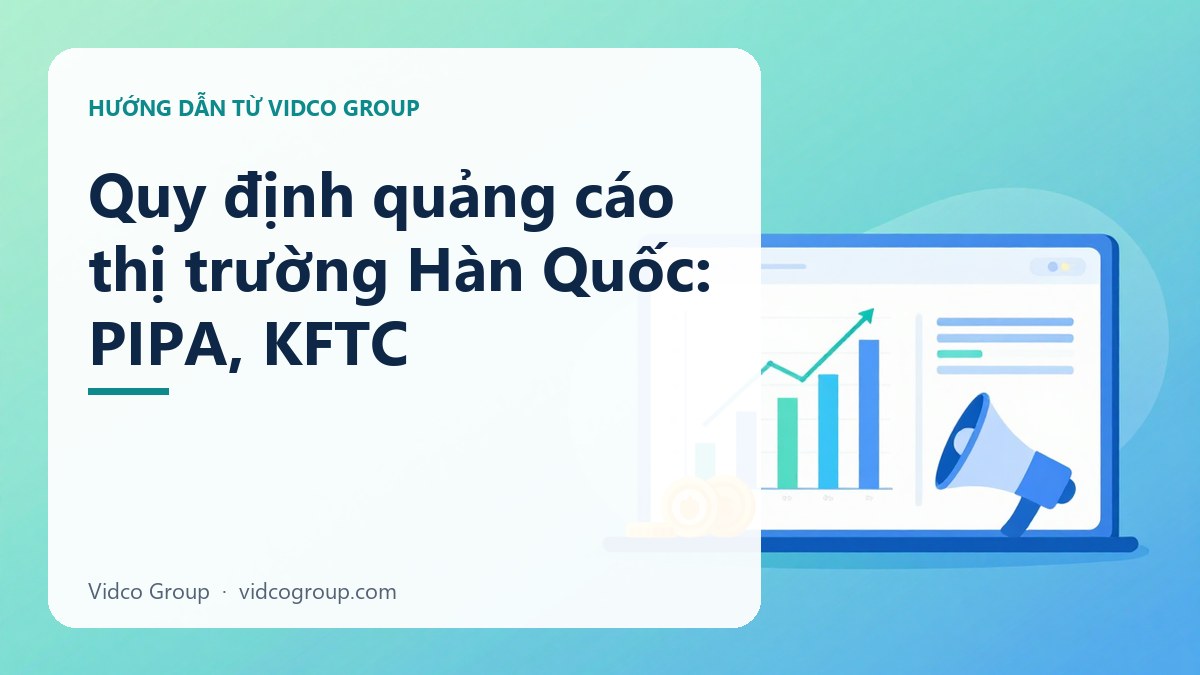 Hình minh họa: Quy định quảng cáo thị trường Hàn Quốc: PIPA, KFTC