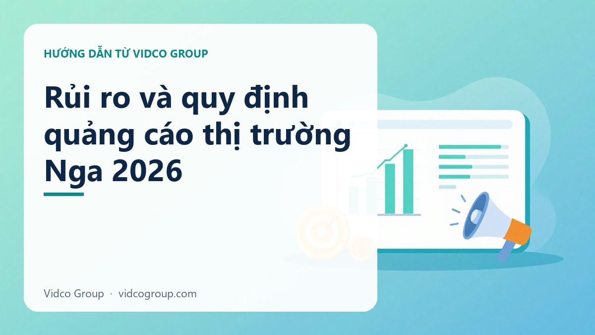 Rủi ro và quy định quảng cáo thị trường Nga 2026