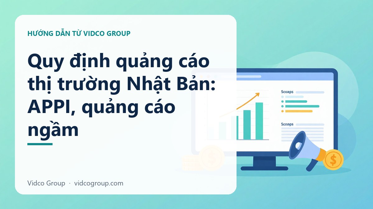 Quy định quảng cáo thị trường Nhật Bản: APPI, quảng cáo ngầm