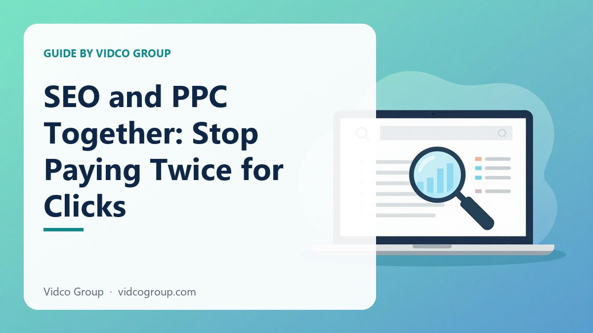 Illustration: SEO and PPC Together: Stop Paying Twice for Clicks
