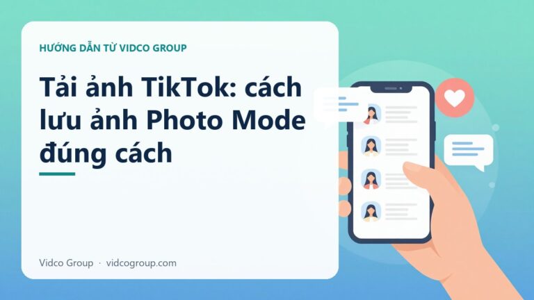 Tải Ảnh TikTok: Cách Lưu Bài Đăng Photo Mode Đúng Cách