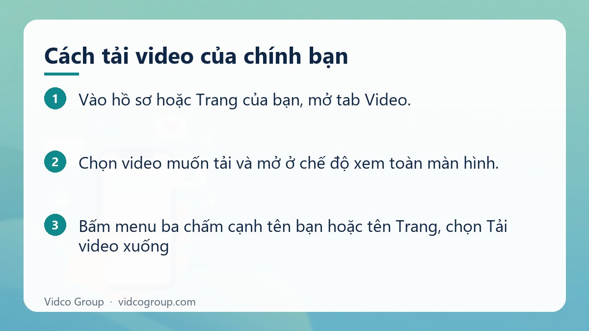 Các bước: Cách tải video của chính bạn