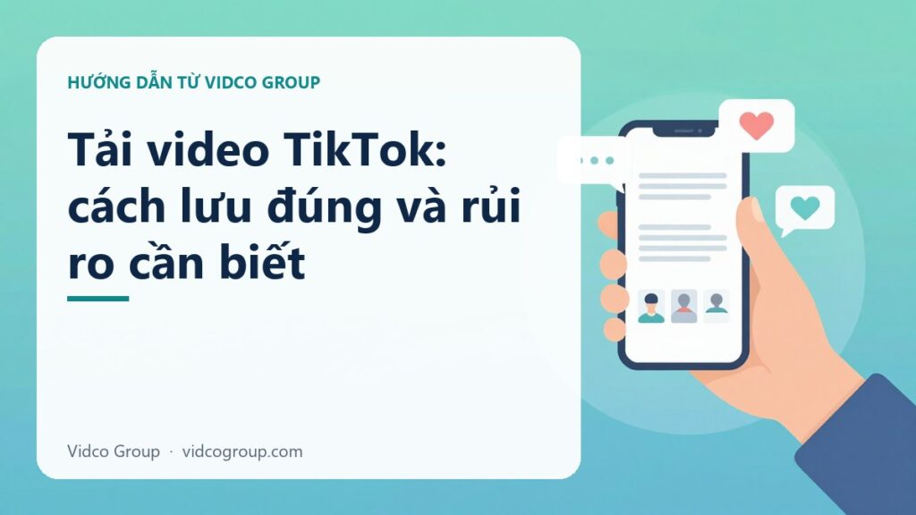 Tải Video TikTok: Cách Lưu Đúng Và Rủi Ro Cần Biết