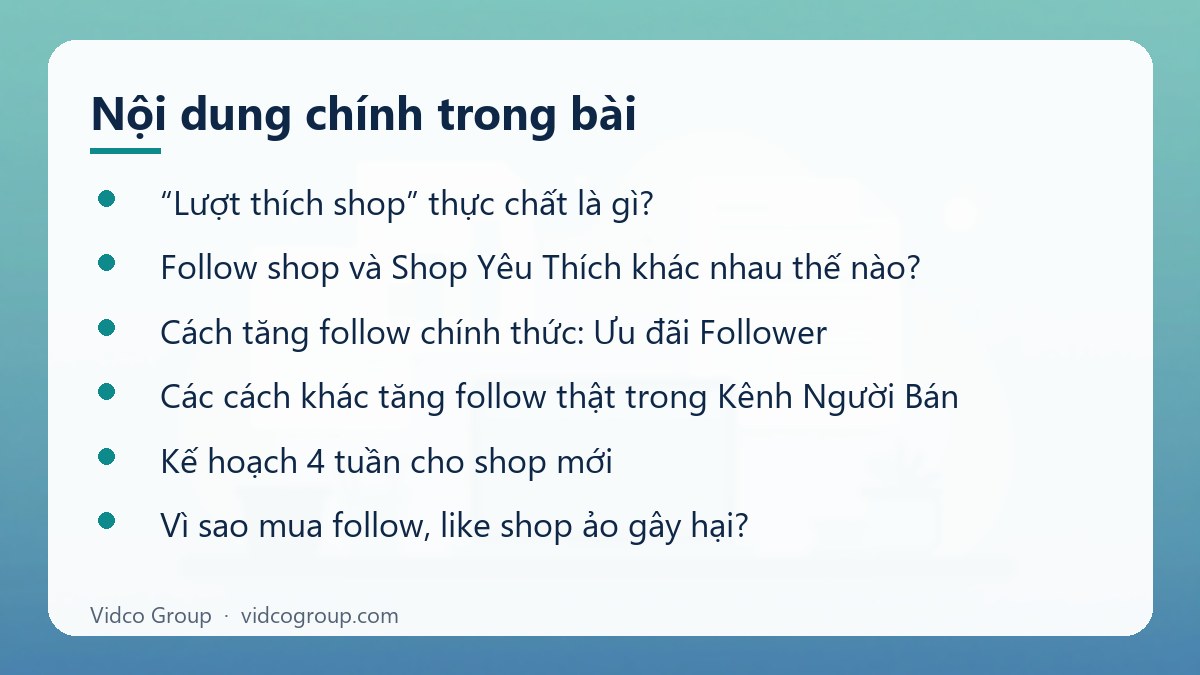 Nội dung chính: Tăng lượt thích shop Shopee thật