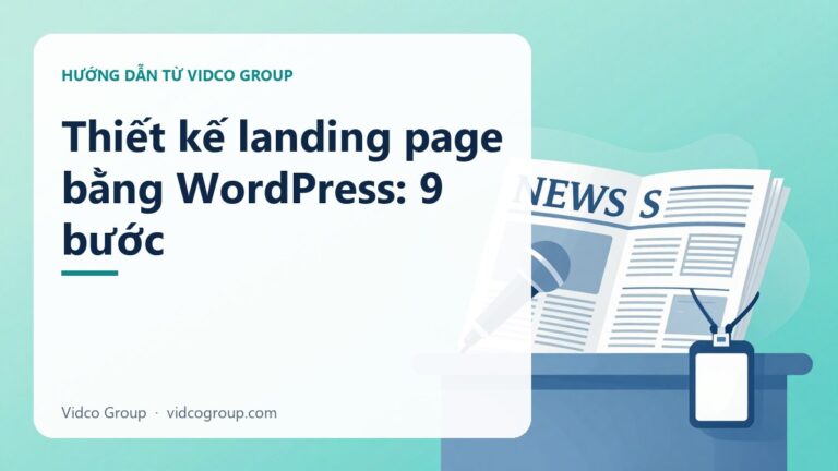 Thiết kế landing page bằng WordPress: 9 bước